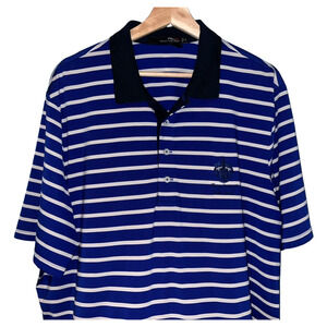 Donald Trump National Golf Club Colt Neck RLX Striped Polo Shirt Sz. XL